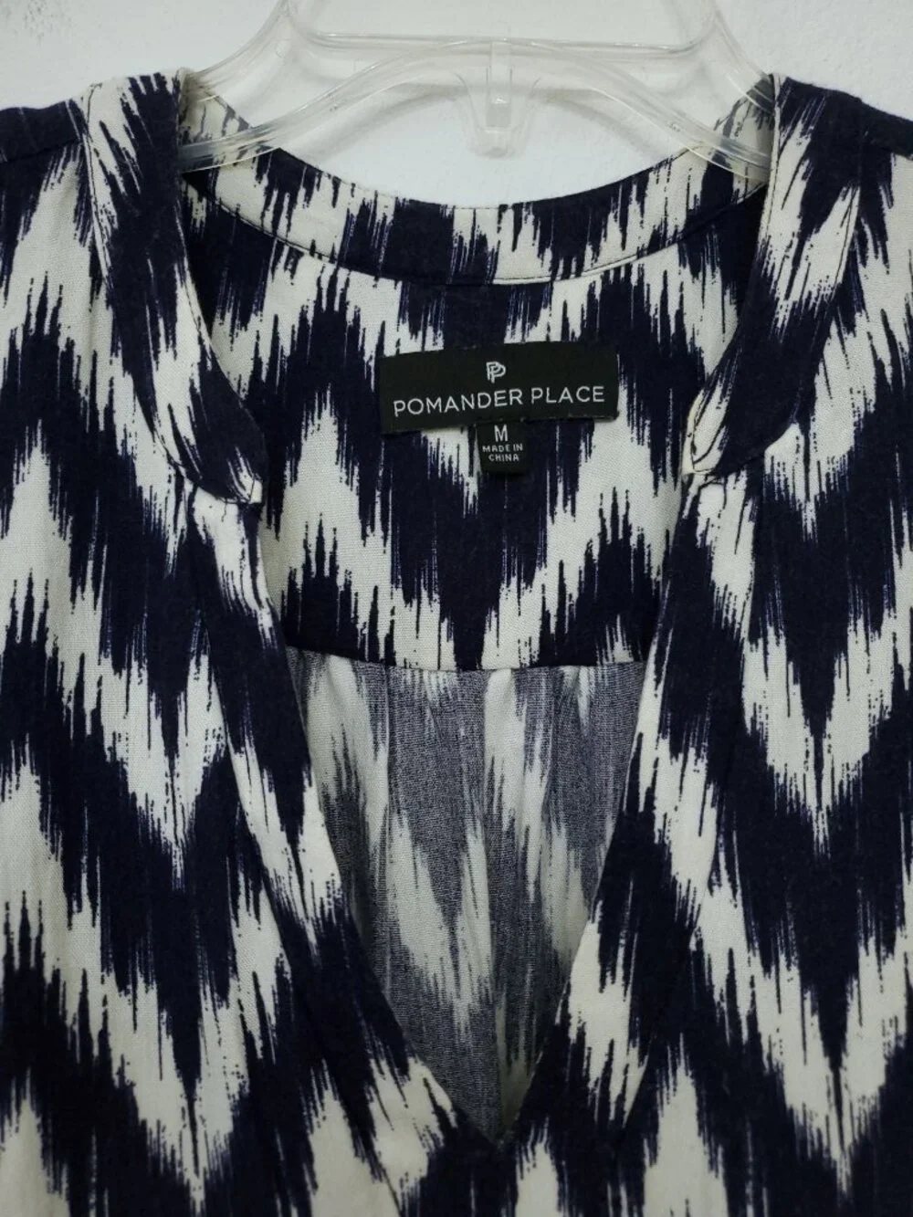 Tuckernuck Pomander Place Navy Ikat Kenzo Dress Size Medium